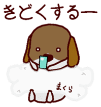 Playful puppy Won!derful sticker #11797583