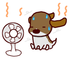 Playful puppy Won!derful sticker #11797584