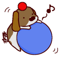 Playful puppy Won!derful sticker #11797586