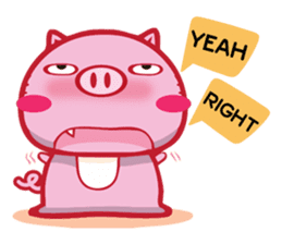 Piggy Wiggleson the Piglet sticker #11797593