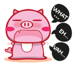 Piggy Wiggleson the Piglet sticker #11797594