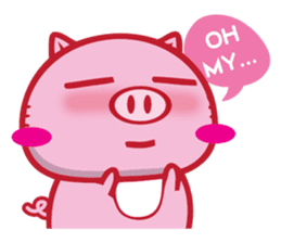 Piggy Wiggleson the Piglet sticker #11797595