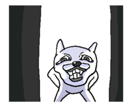 Move rabbit! sticker #11798148