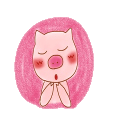 Friendly little piggy