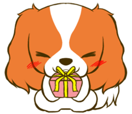 Cavalier King Charles Spaniel tan sticker #11798550