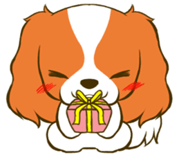 Cavalier King Charles Spaniel tan sticker #11798550