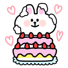 Celebrate birthdays with animals sticker #11798752