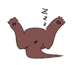 Oriental small-clawed otter sticker sticker #11799287