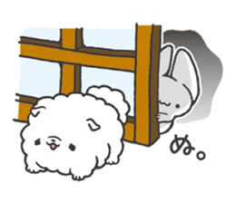 Invective kitten & Faithful dog puppy 3 sticker #11799647