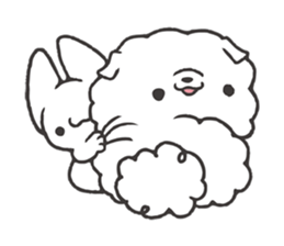 Invective kitten & Faithful dog puppy 3 sticker #11799663