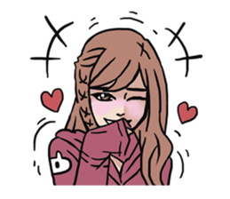 AsB - 124 Neko Girls sticker #11800489