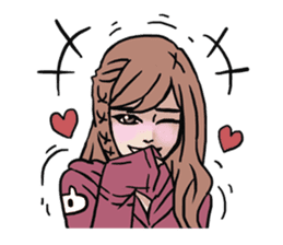 AsB - 124 Neko Girls sticker #11800489