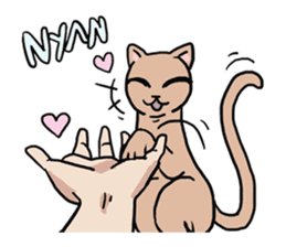 AsB - 124 Neko Girls sticker #11800491