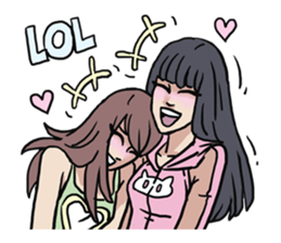 AsB - 124 Neko Girls sticker #11800501