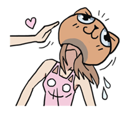 AsB - 124 Neko Girls sticker #11800503