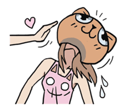 AsB - 124 Neko Girls sticker #11800503