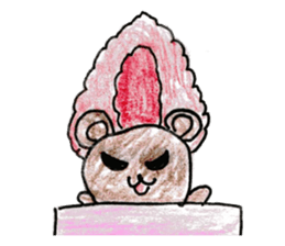 Cute animals MOGURIKKO sticker #11800880