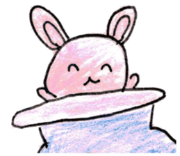 Cute animals MOGURIKKO sticker #11800883