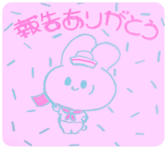 Bunny the Sailor boy sticker #11800979