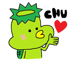ka-suke of a kappa(Love Love version) sticker #11801360