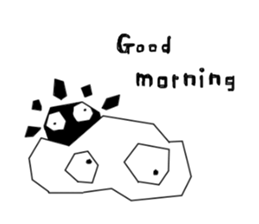 Black monster. sticker #11801727