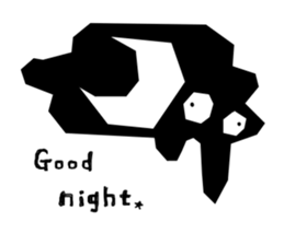 Black monster. sticker #11801728