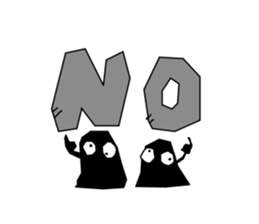 Black monster. sticker #11801731