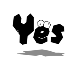 Black monster. sticker #11801732