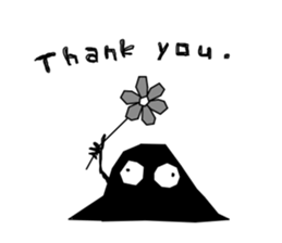 Black monster. sticker #11801733