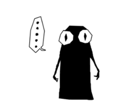 Black monster. sticker #11801737