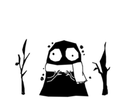 Black monster. sticker #11801743