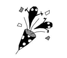 Black monster. sticker #11801744