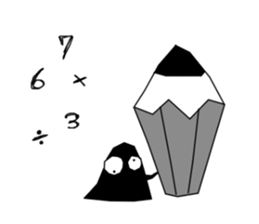 Black monster. sticker #11801746