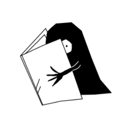 Black monster. sticker #11801747