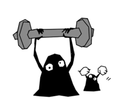 Black monster. sticker #11801748