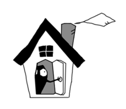 Black monster. sticker #11801754