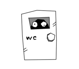 Black monster. sticker #11801757