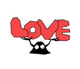 Black monster. sticker #11801760