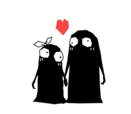 Black monster. sticker #11801761