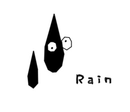 Black monster. sticker #11801763