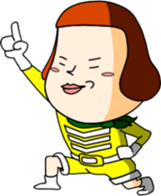 bob hair yellow sticker #11801997