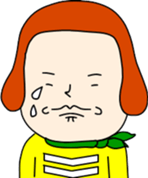 bob hair yellow sticker #11802003