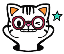 Sticker for the person who wears glasses sticker #11802087