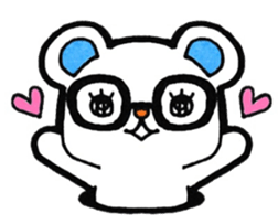 Sticker for the person who wears glasses sticker #11802094