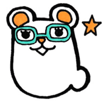 Sticker for the person who wears glasses sticker #11802106