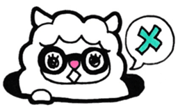 Sticker for the person who wears glasses sticker #11802120