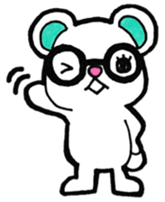 Sticker for the person who wears glasses sticker #11802125