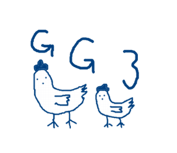 blue bored man sticker #11802813