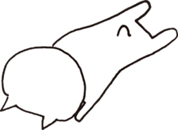 Cute poker-faced cat sticker #11802901