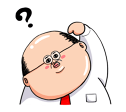 Mr. Fat man sticker #11803301